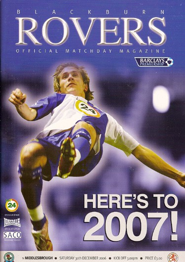 Blackburn Rovers FC v Middlesbrough FC